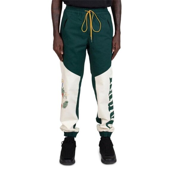 Rhude Flight Pant Size M Mens Green Cotton Track RARE - Picture 1 of 16